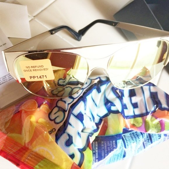 ill.i Optics by Will.I.Am unisex gold metal gold mirrored lens large sunglasses - Picture 7 of 9